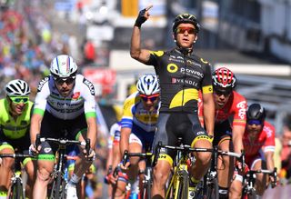 Bryan Coquard wins stage 1 at the Belgium Tour