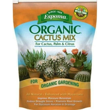 Espoma Organic 4 Qt. 2.8 Lb. Cactus &amp;amp; Succulent Premium Potting Soil Mix Ca4