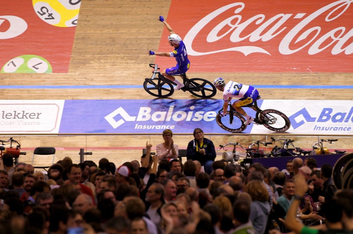 Iljo Keisse at the 2018 Gent Six Day