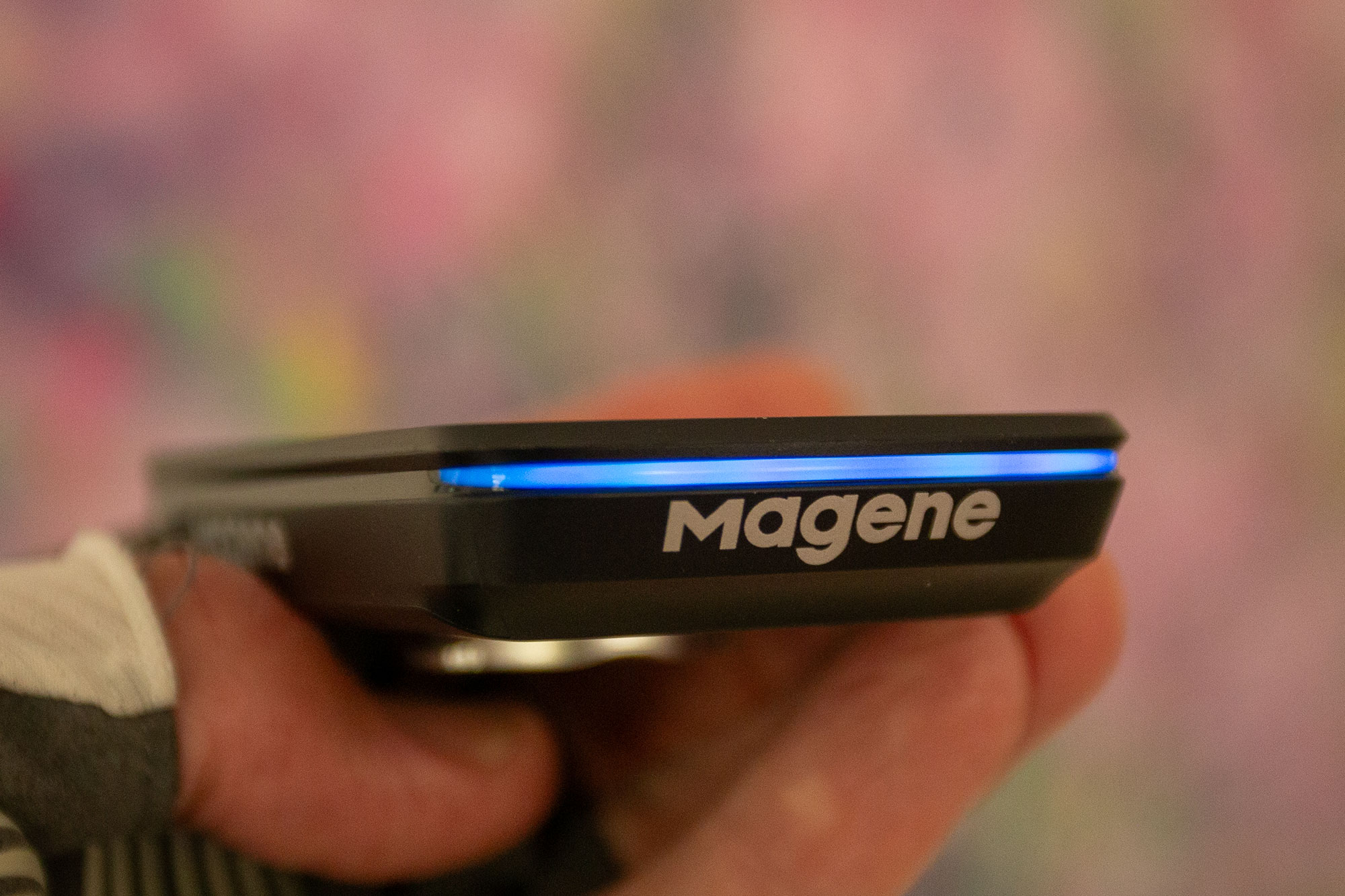Magene C706's Star Ring light