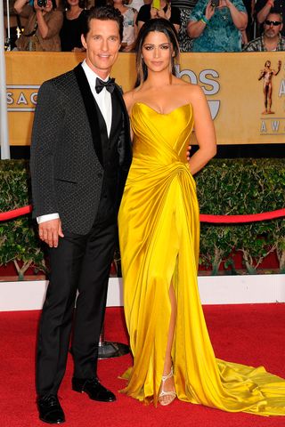 Matthew McConaughey And Wife Camila Alves Hit The Screen Actors Guild Awards In Los Angeles