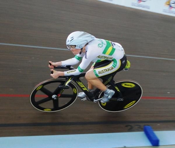 Tess Downing (Australia National Team) could only manage 10th in the individual pursuit qualifying.