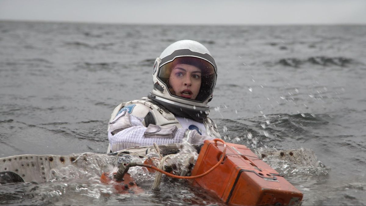 Anne Hathaway in Interstellar