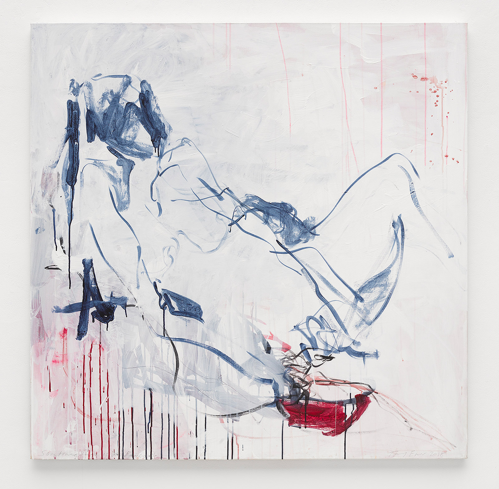 Sometimes There is No Reason, 2018, by Tracey Emin, acrylic on canvas