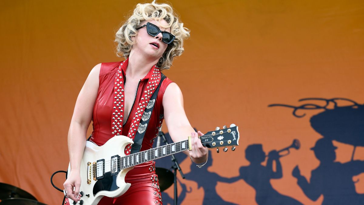 Samantha Fish performs with The Revivalists onstage during the 2026 New Orleans Jazz &amp;amp; Heritage Festival at Fair Grounds Race Course on April 25, 2026 in New Orleans, Louisiana.