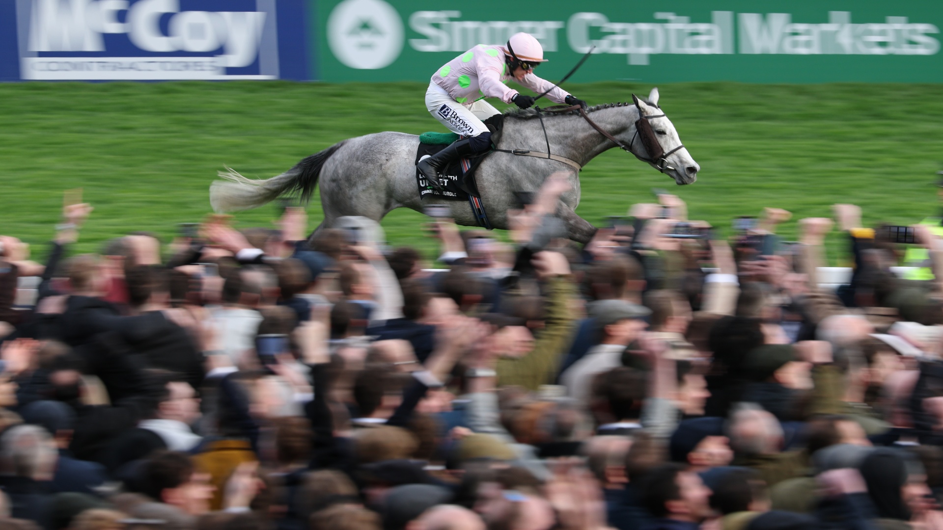 Paul Townend racing Lossiemouth to Champion Hurdle Challenge Trophy victory at Cheltenham Festival 2026