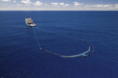 The redesigned System 001/B, The Ocean Cleanup