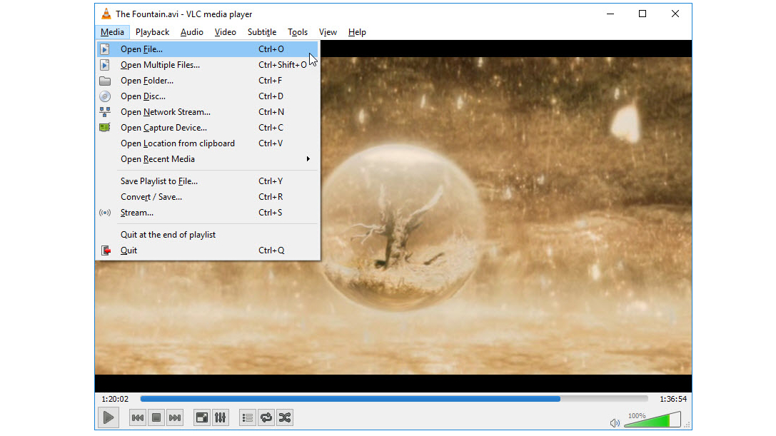 VLC Media Player can play music and video from just about any source, including local files, networked storage, discs, and streams
