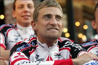 In an up-and-down career, Frank Vandenbroucke is smiling again and racing for Cinelli in 2009