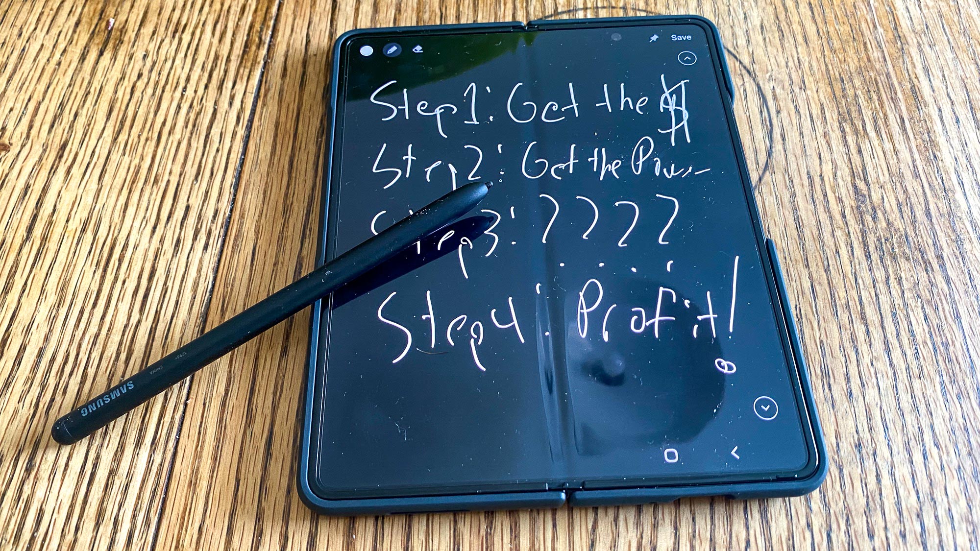 Galaxy Z Fold 3 and S Pen