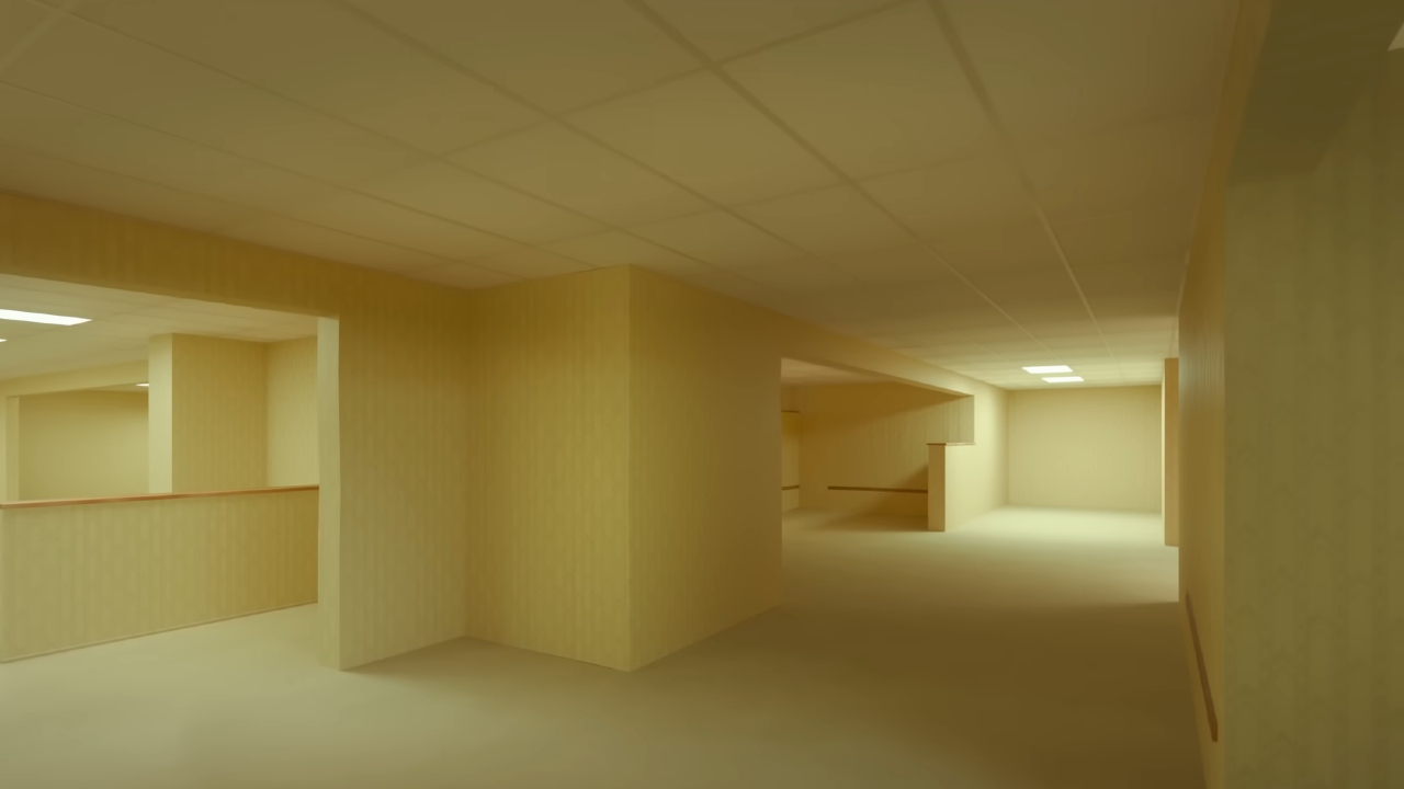 Eerie spaces in the Backrooms teaser