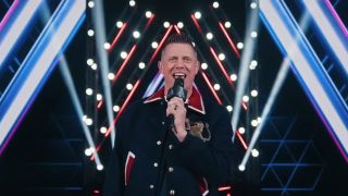 Mike The Miz hosting American Gladiators.