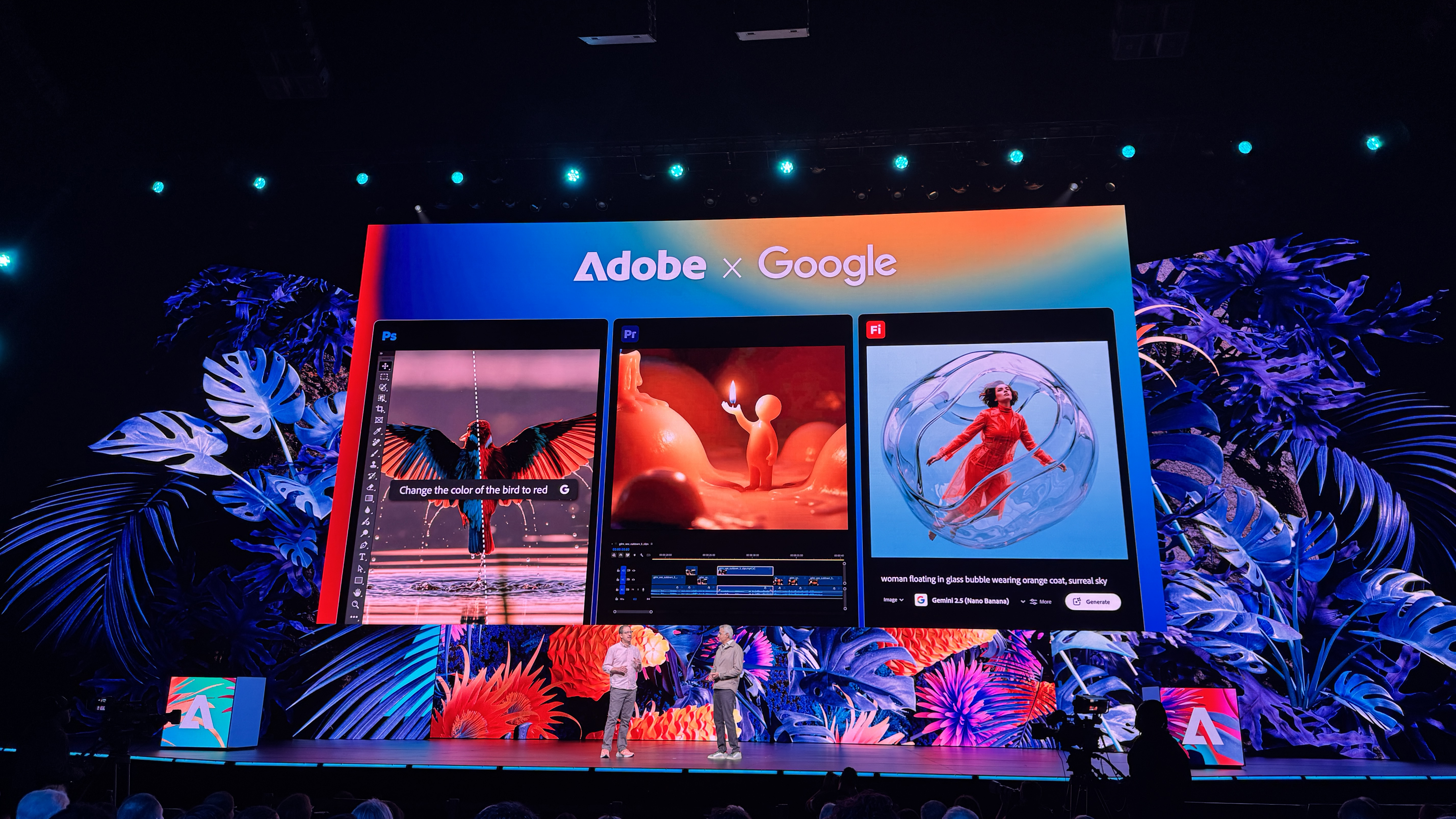 Adobe Max 2025 keynote with Google