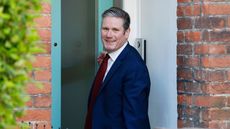 Keir Starmer at home in London