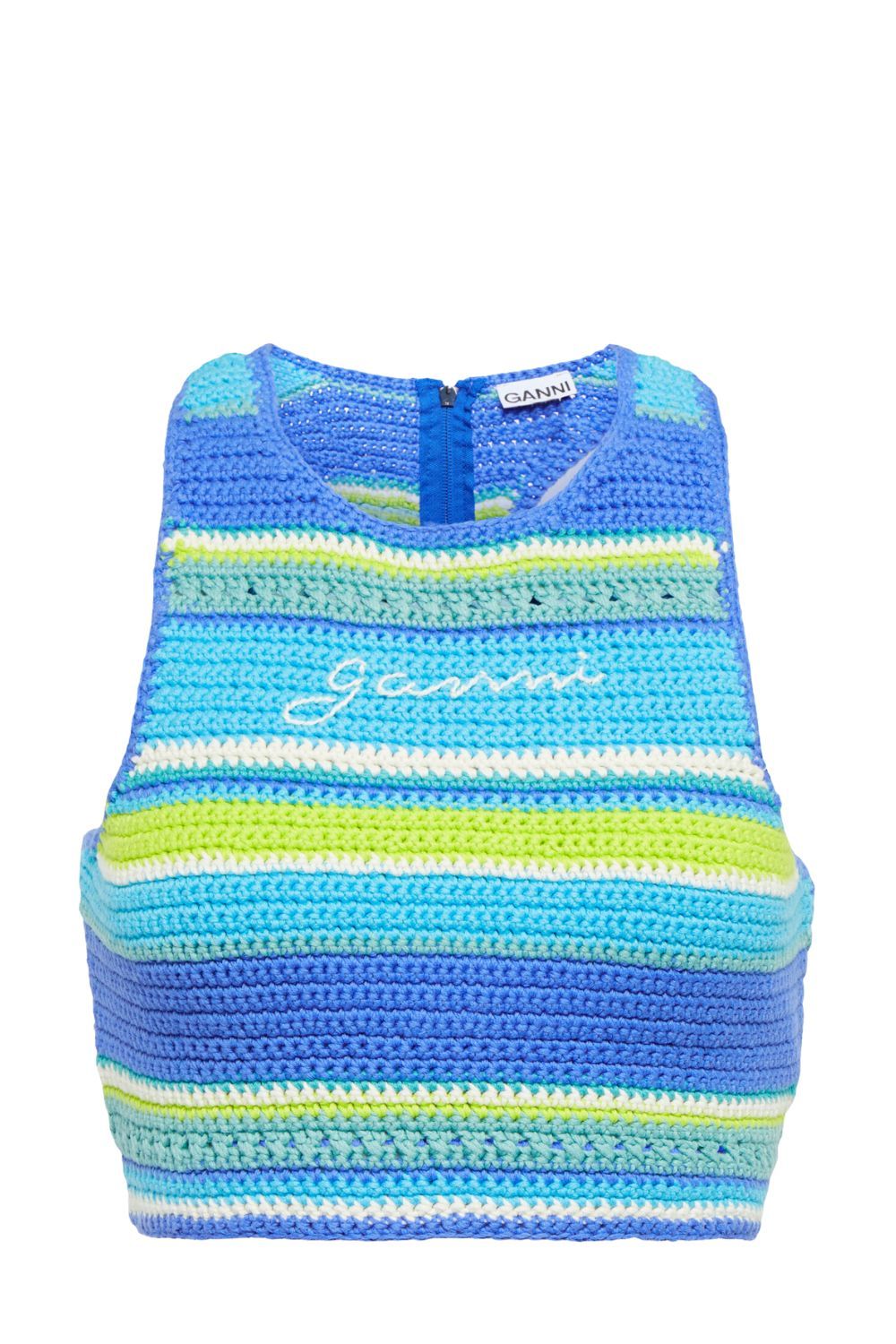 Ganni Crochet Bikini Top