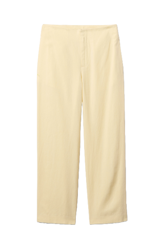 Gap, Linen-Blend Relaxed Straight Ankle Pants (Were $90) 