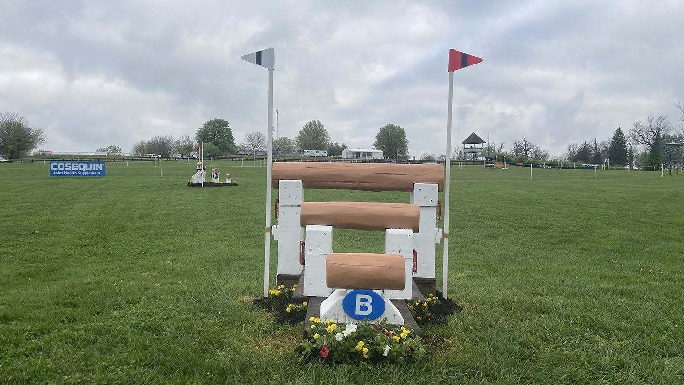 Kentucky Three-Day Event cross-country course fence 8b