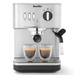 Silver Espresso Coffee Machine