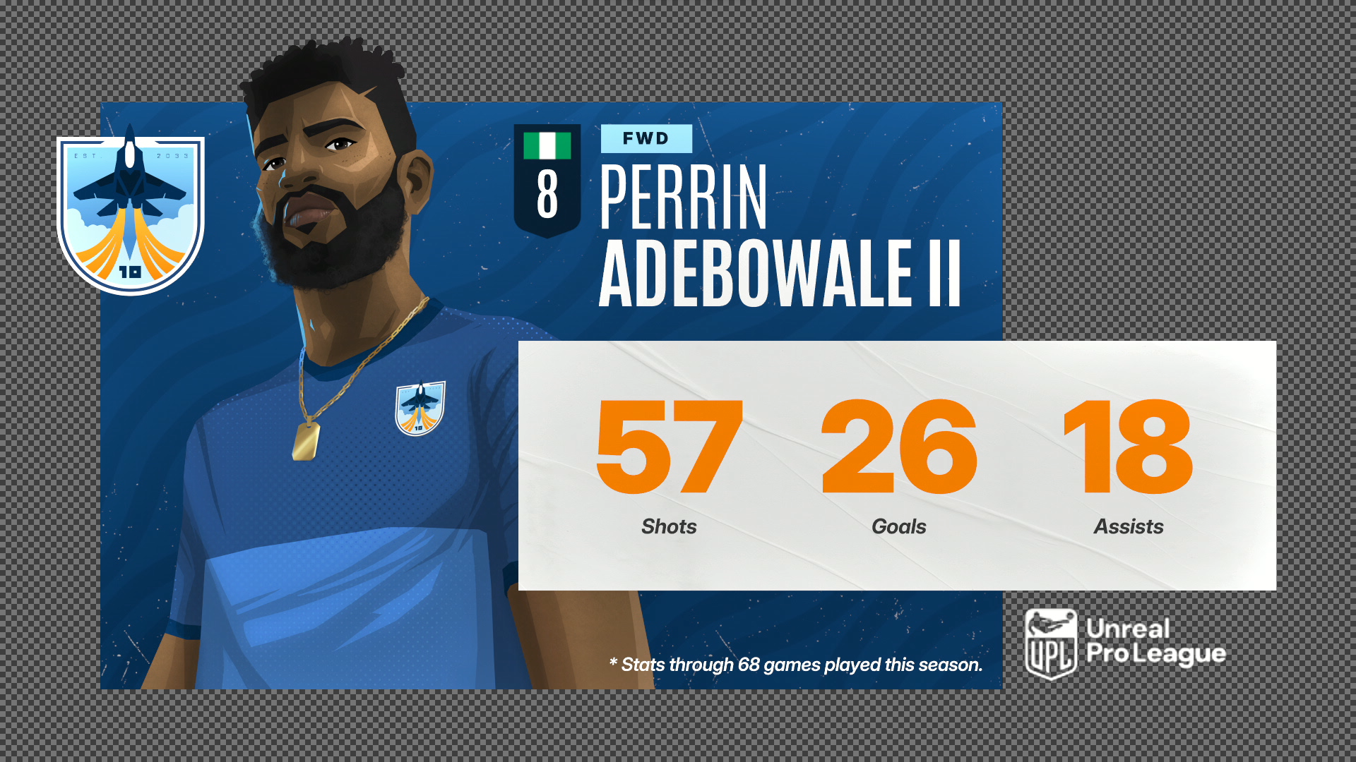 Unreal Engine 5 motion graphics, stylised sports graphics
