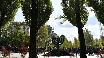 The site of the Babyn Yar Holocaust Memorial Center.