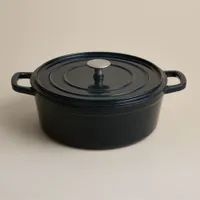M&S Tom Kerridge Cast Iron Shallow Black Casserole Dish M&S Tom Kerridge Cast Iron Shallow Black Casserole Dish
