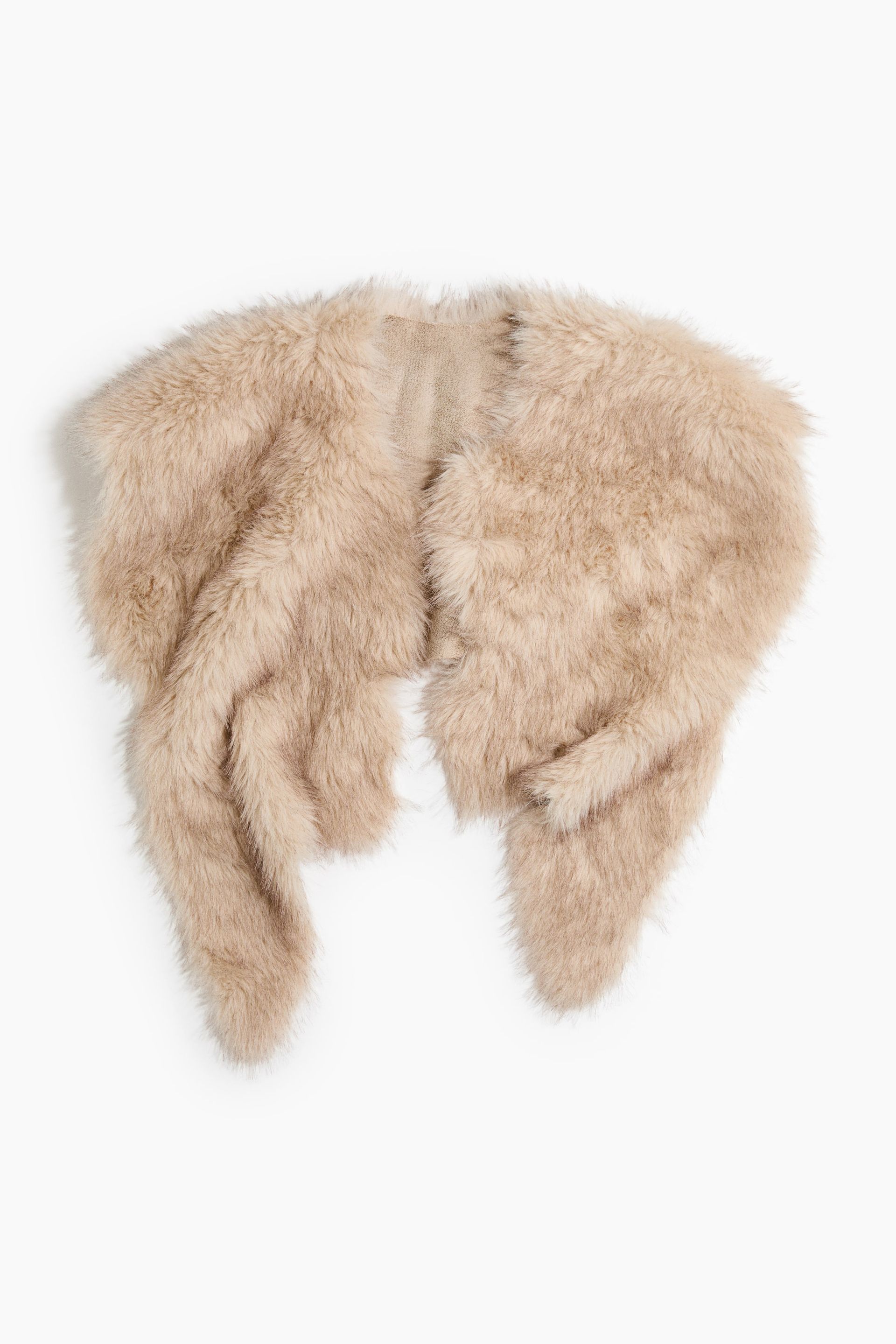 Asymmetric Collar - Light Beige