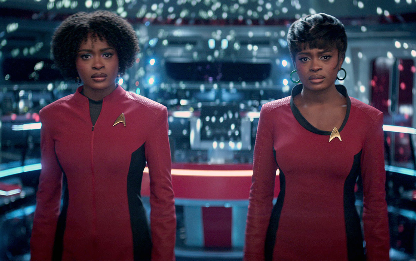 two TV sci-fi characters from different times