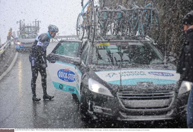 Alessandro Petachhi (Omega Pharma-Quick Step) has had enough