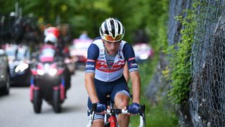 Giulio Ciccone lost time on day 17 of the Giro
