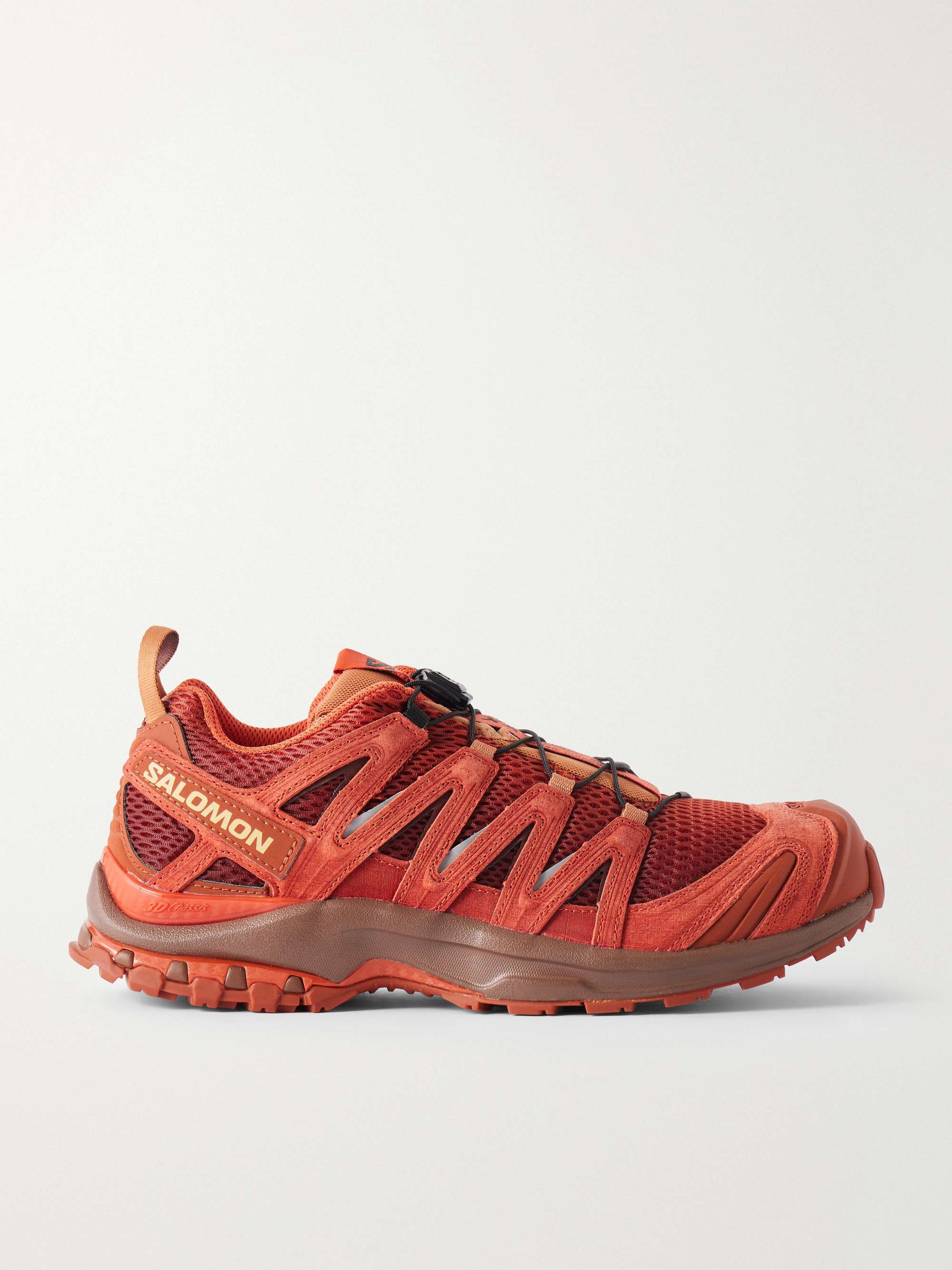 Xa Pro 3d Suede-Trimmed Mesh Sneakers