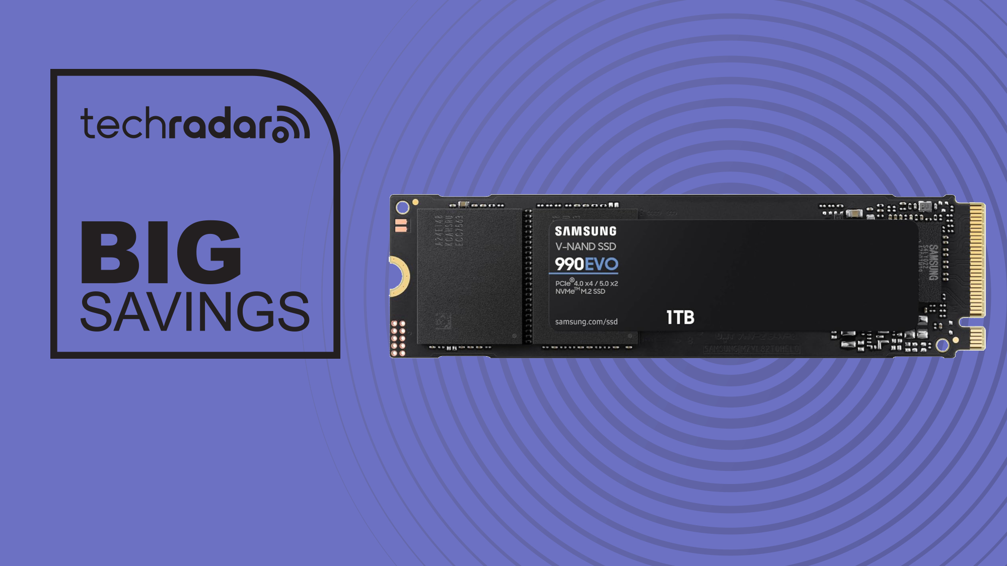 The Samsung 990 Evo NVMe SSD is less than half price right now | TechRadar