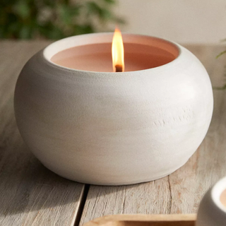 Ceramic Bowl Candle, Citronella + Cucumber