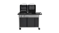 Best BBQ B&Q ROCKWELL GAS AND CHARCOAL BLACK HYBRID BBQ