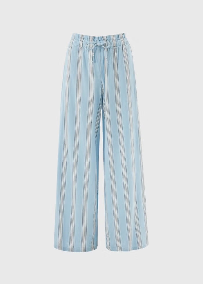 Blue Stripe Co-ord Trousers