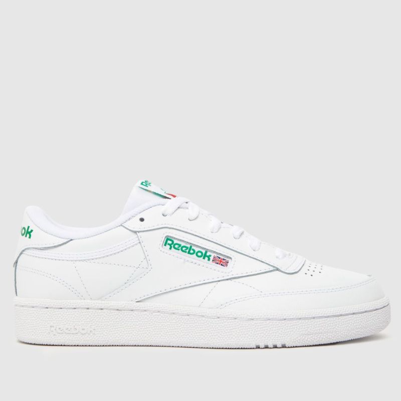 Reebok , Club C 85 in White & Green