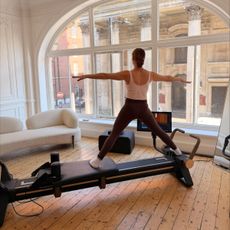 Health freelancer Anna Bartter testing NordicTrack&rsquo;s New At-Home Ultra 1 Reformer