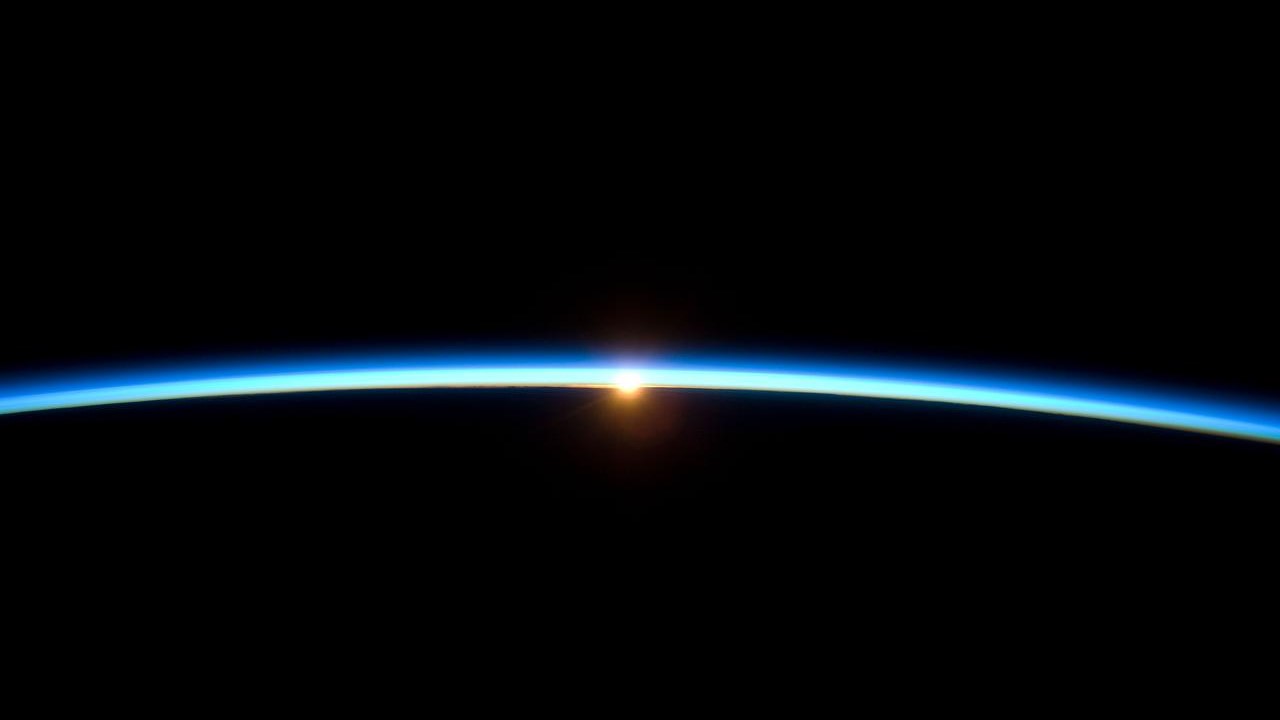 Earth's atmosphere is a thin band of air composed of five main layers.