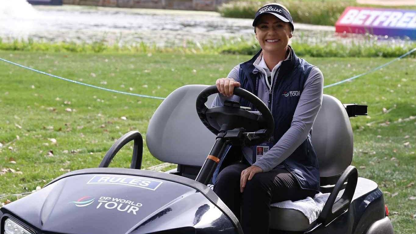 DP World Tour referee Elizabeth Mallett