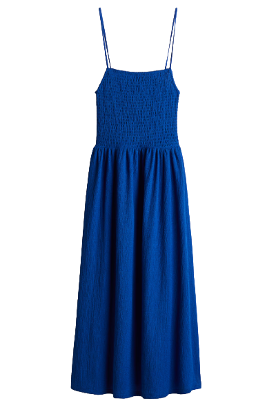 H&M, Smocked Strappy Dress