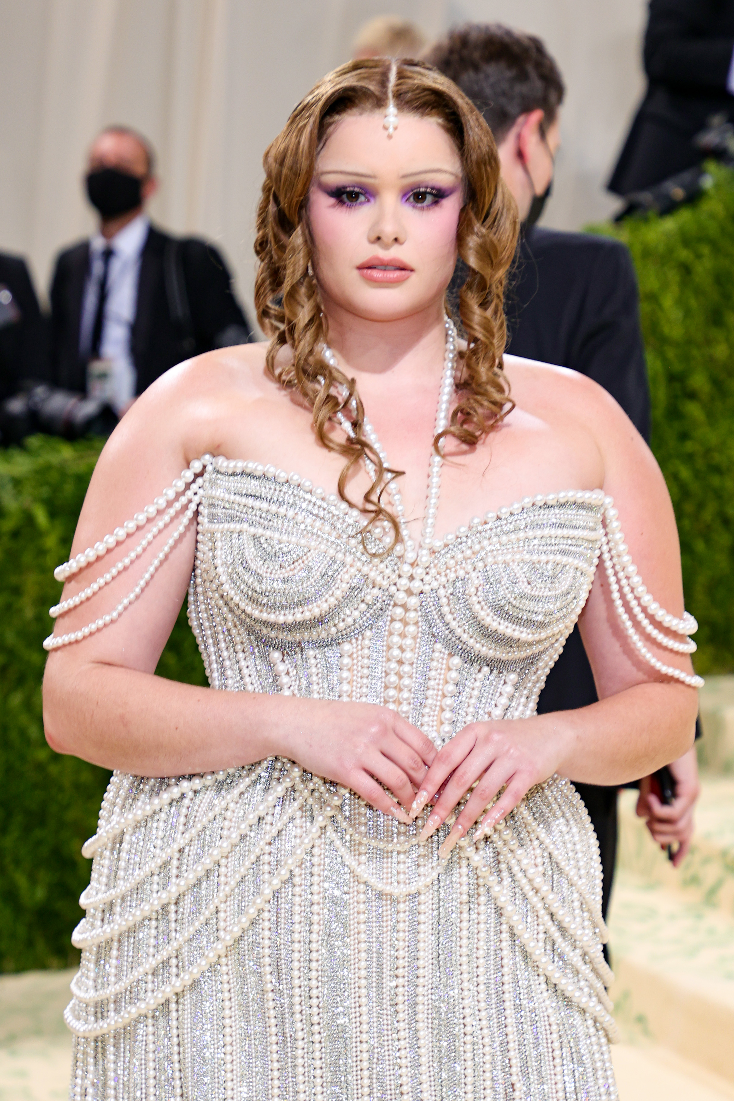 Barbie Ferreira attends The 2021 Met Gala Celebrating In America: A Lexicon Of Fashion at Metropolitan Museum of Art on September 13, 2021 in New York City.
