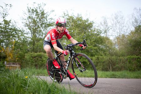 &Eacute;lise Delzenne (FRA) of Lotto Soudal Cycling Team of the 2.8km time trial prologue of Elsy Jacobs
