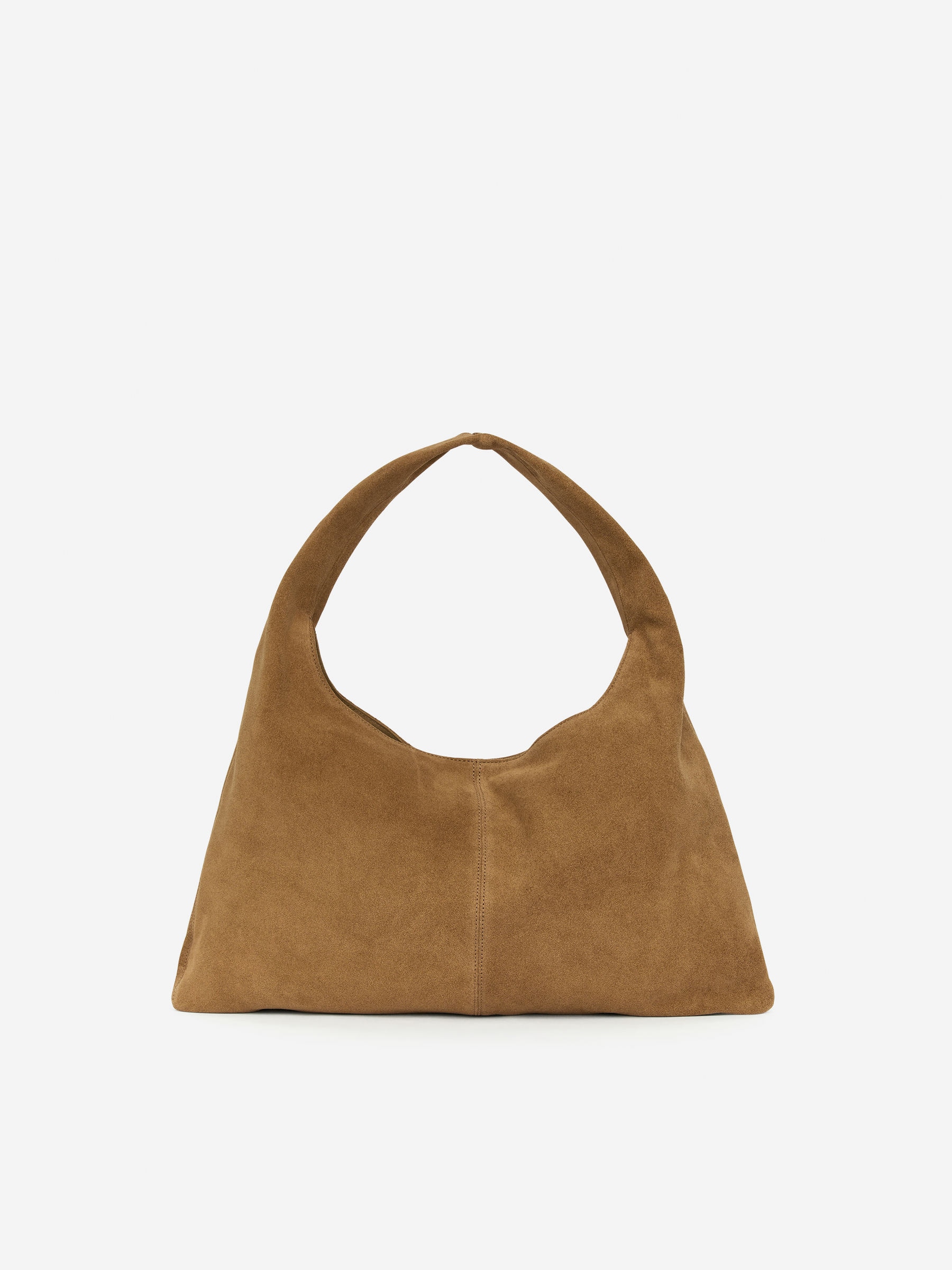 Suede Bag &amp;ndash; Dark Beige &amp;ndash; Women &amp;ndash; Arket Gb
