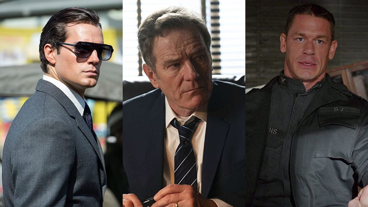 Henry Cavill, Bryan Cranston, and John Cena