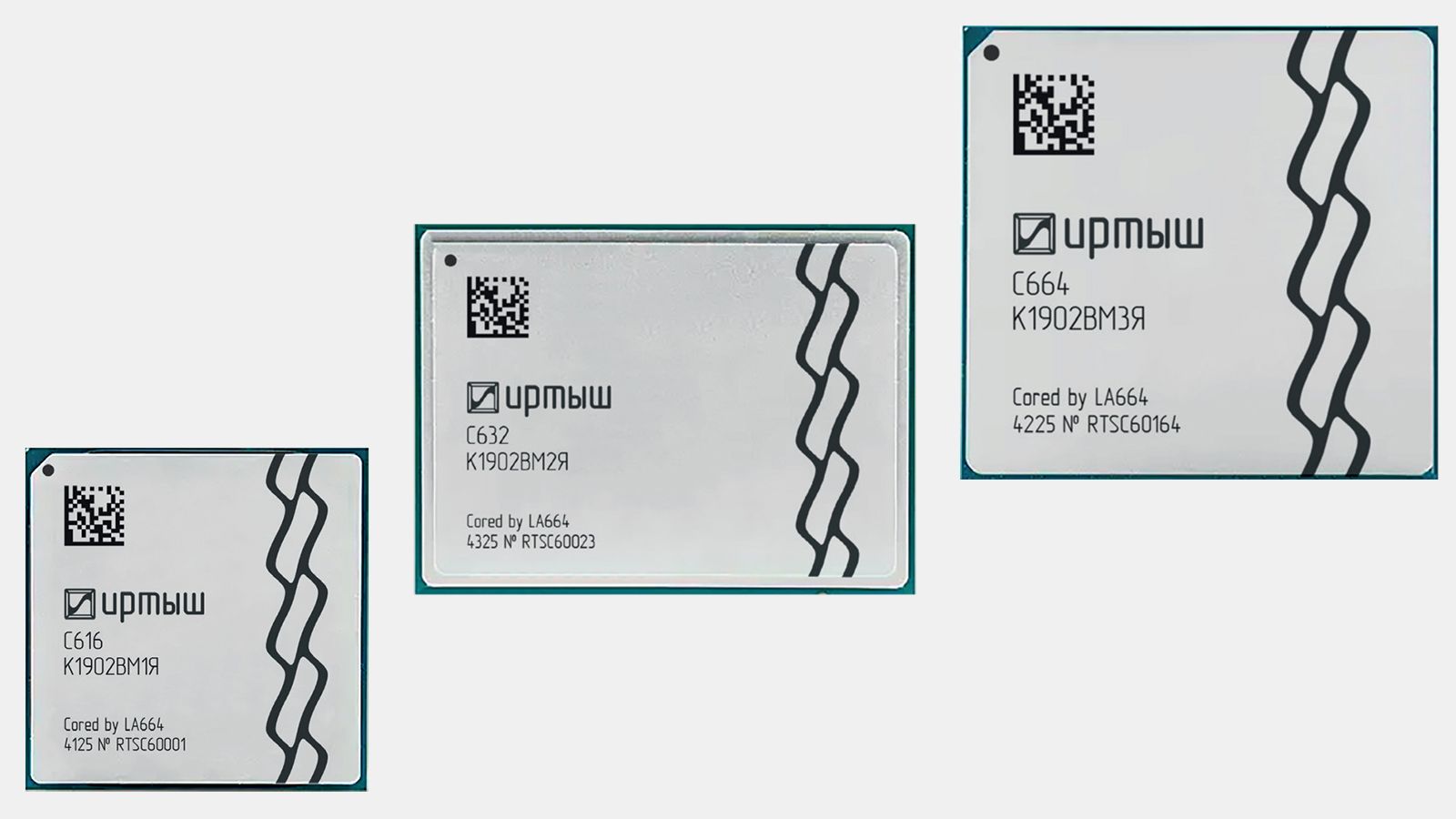 11-month old Russian outfit claims it has developed 16-core and 32-core processors, flaunts Cyrillic-badged processors — chips appear to be sanctions-swerving rebadged Chinese Loongson processors