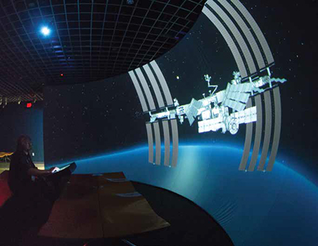 The Elumenati Creates Immersive Science Exhibit with Digital Projection