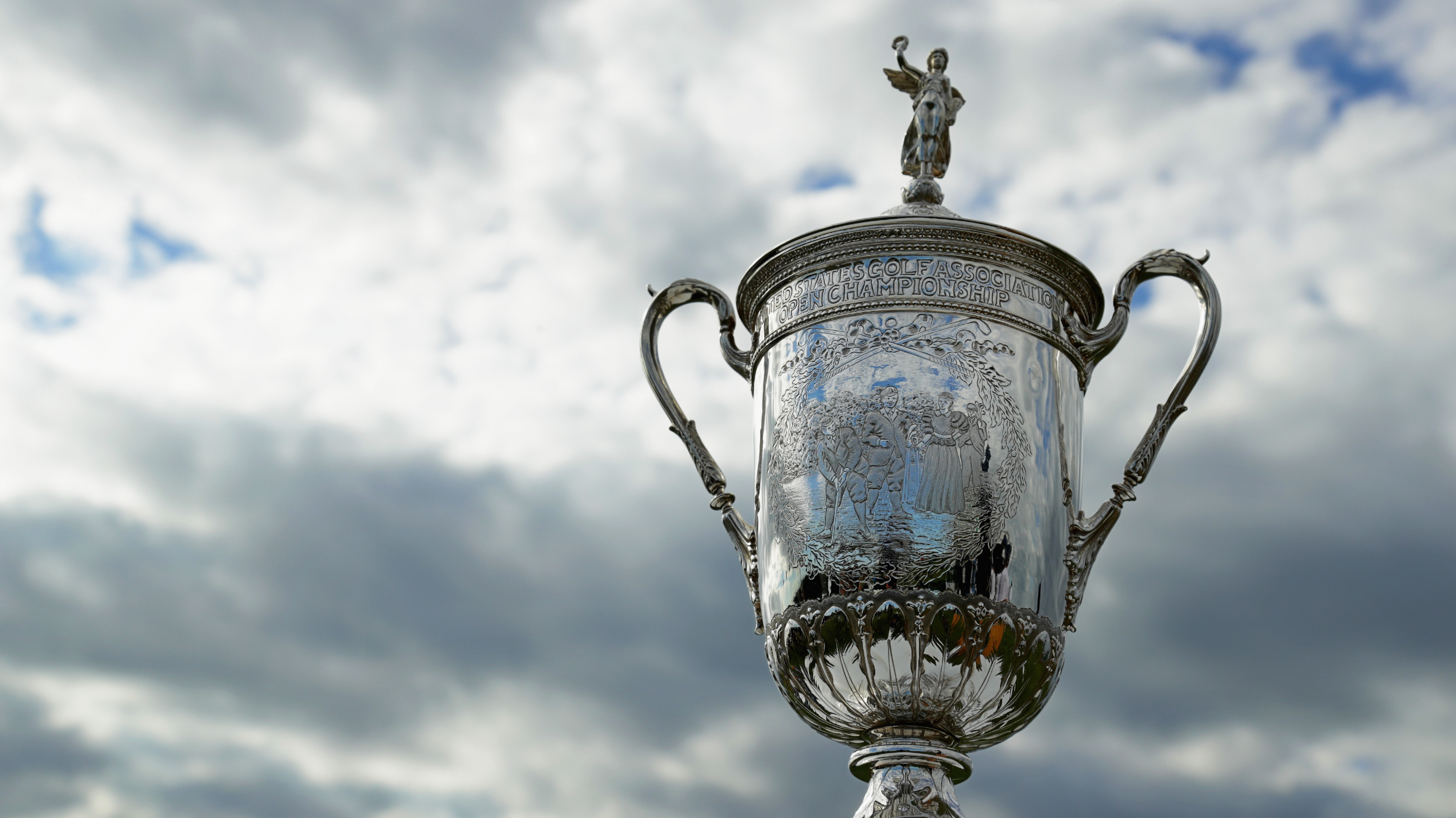 The US Open trophy 