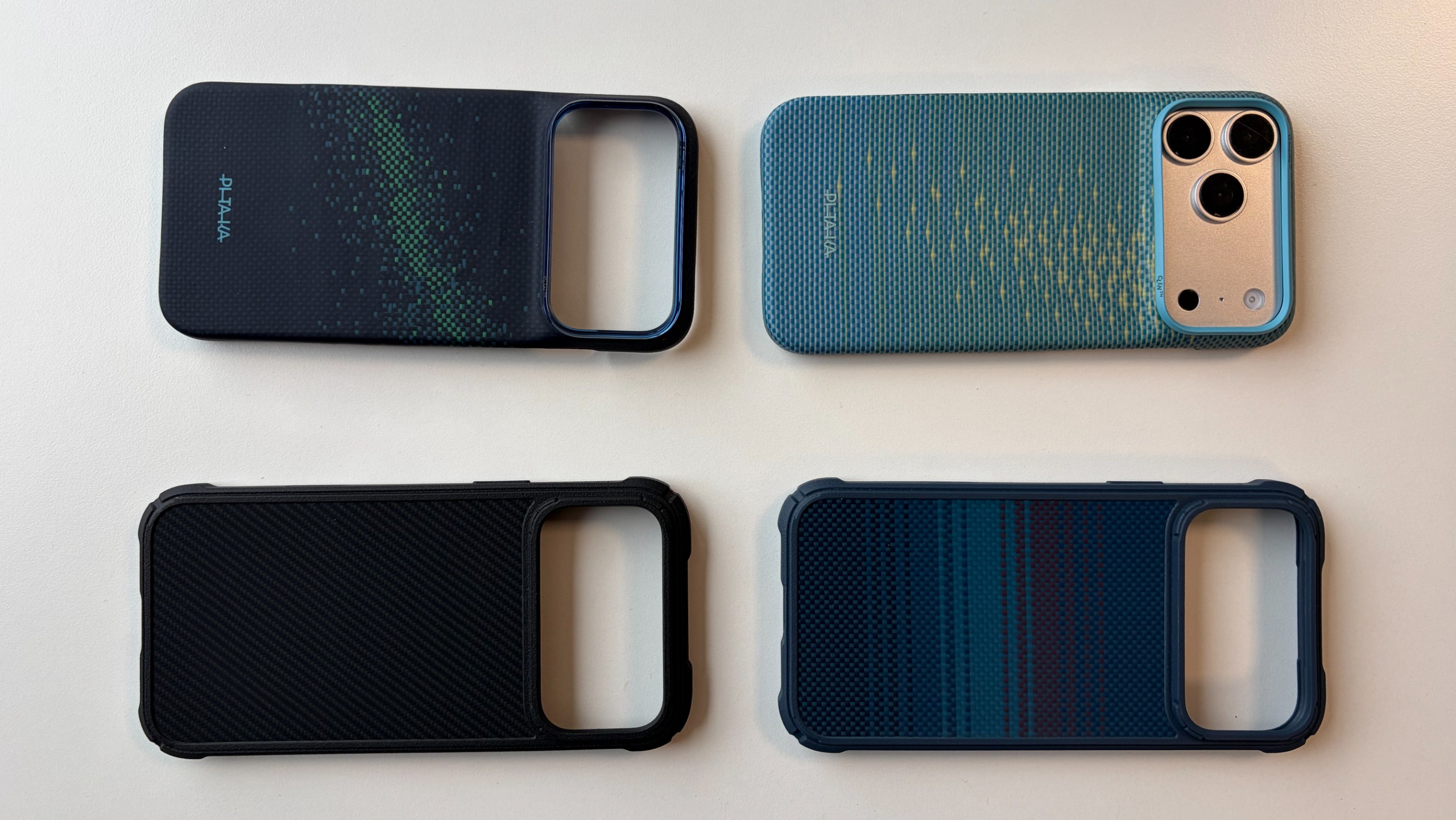 Selection of PItaka cases for the iPhone 18 Pro Max