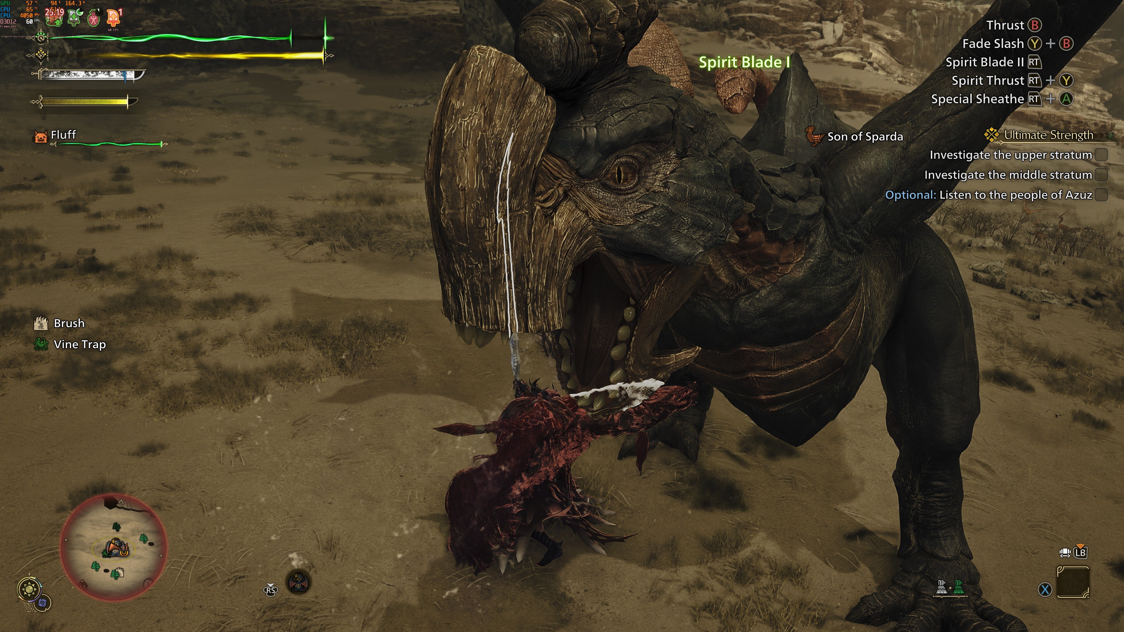 Gameplay of Monster Hunter Wilds
