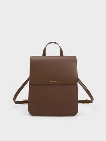Octavia Front Flap Structured Backpack