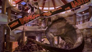 T-Rex in Jurassic Park